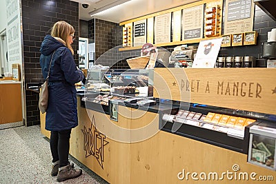 Pret a Manger Editorial Stock Photo