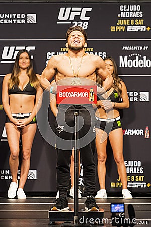 Henry Cejudo Weigh-In Editorial Stock Photo
