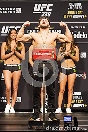 Henry Cejudo Weigh-In Editorial Stock Photo