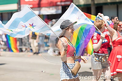 LGBTQ Pride Parade 2018 Editorial Stock Photo