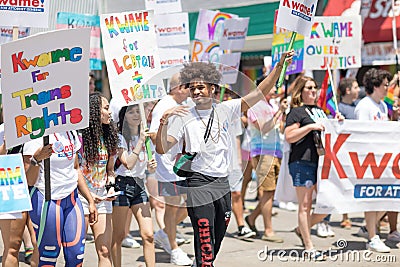 LGBTQ Pride Parade 2018 Editorial Stock Photo