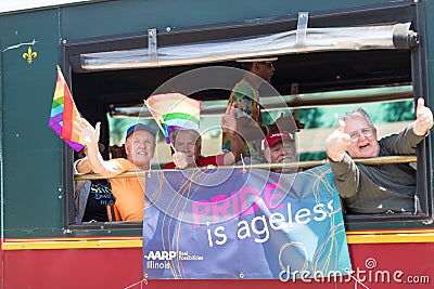 LGBTQ Pride Parade 2018 Editorial Stock Photo