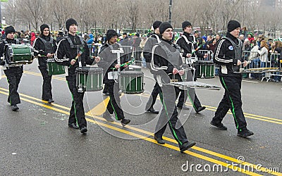 Chicago Saint Patrick parade Editorial Stock Photo