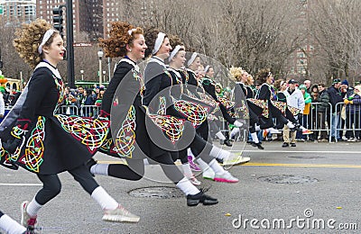 Chicago Saint Patrick parade Editorial Stock Photo