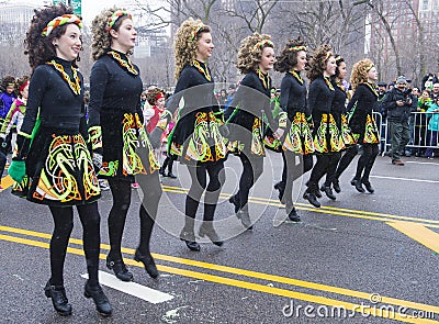 Chicago Saint Patrick parade Editorial Stock Photo