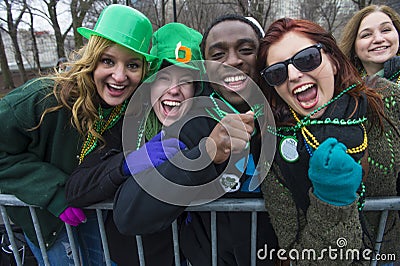 Chicago Saint Patrick parade Editorial Stock Photo