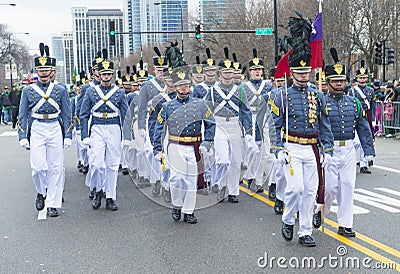 Chicago Saint Patrick parade Editorial Stock Photo
