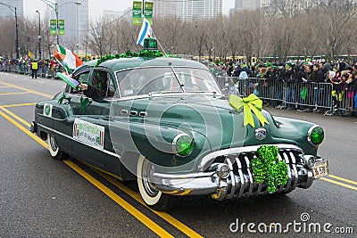 Chicago Saint Patrick parade Editorial Stock Photo