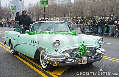 Chicago Saint Patrick parade Editorial Stock Photo