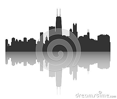 Chicago skyline Vector Illustration