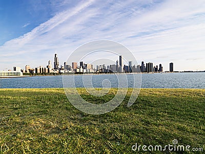 Chicago skyline Stock Photo