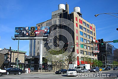 Chicago Street Scene Editorial Stock Photo