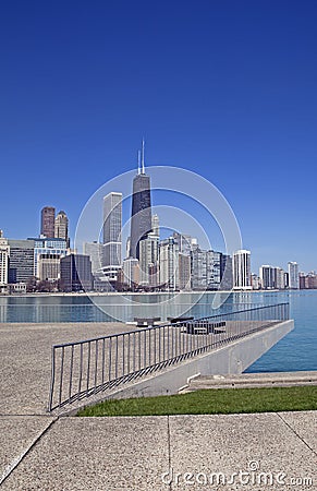 Chicago view Stock Photo