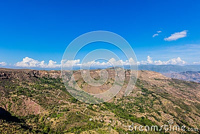 Chicamocha Canyon Mesa de Los Santos Santander Colombia Stock Photo