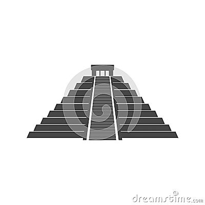 Chichen Itza Icon Vector Illustration