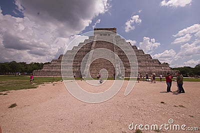 Chichen Itza is one of the most important archaeologica Editorial Stock Photo