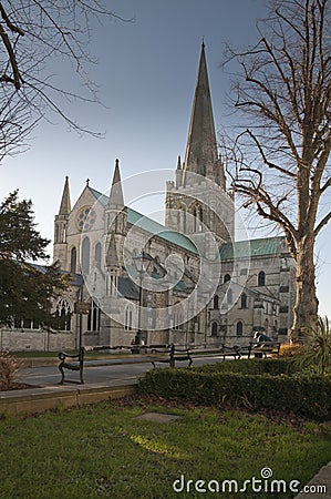 Chichester Cathederal West Sussex England Stock Photo
