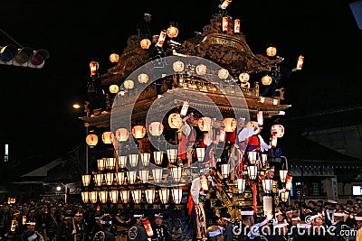 Chichibu Night Festival event in Japan Editorial Stock Photo