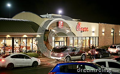 Chick Fil A Restaurant Editorial Stock Photo