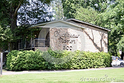 Chickasaw Manor Apartments, Memphis, TN Editorial Stock Photo