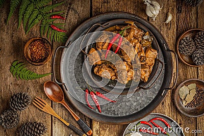 Chicken adobo Stock Photo