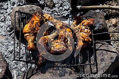 Chicken barbacue Stock Photo