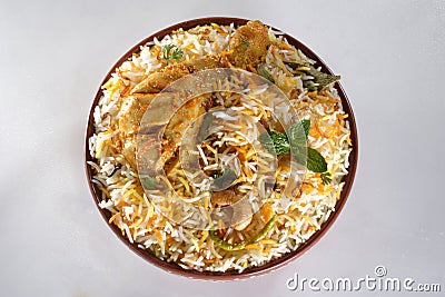 Chicken biryani Stock Photo