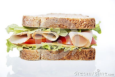 Chicken breast sandwich Stock Photo