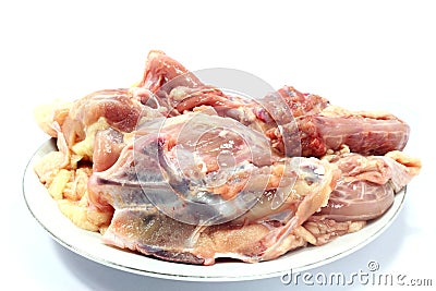 Chicken carcass Stock Photo