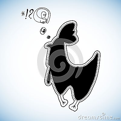 Chicken cartoon hen animal cute illustration child bird egg Cartoon Illustration