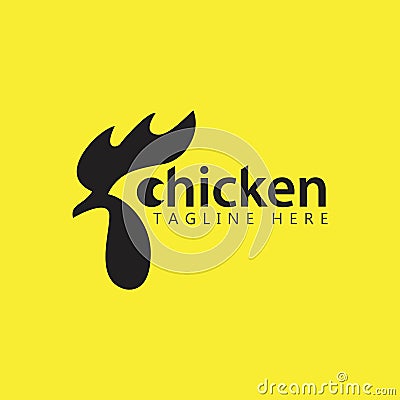 Chicken Company Logo Vector Template Design Illustration Vector Illustration