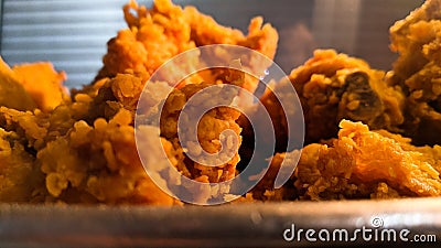 Chicken cruncy and crispy Stock Photo