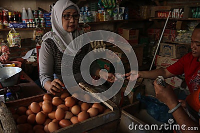 Chicken Eggs Editorial Stock Photo