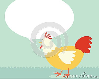 Chicken family Vector Illustration