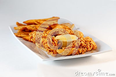 Chicken Fingers Stock Photo