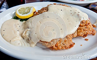 Chicken Fried Steak Stock Photo