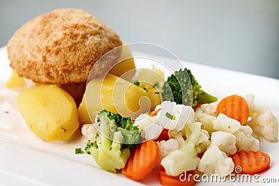 Chicken Kiev Stock Photo