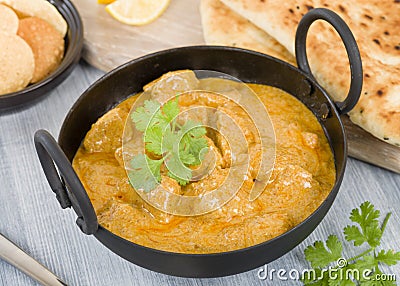 Chicken Korma Stock Photo