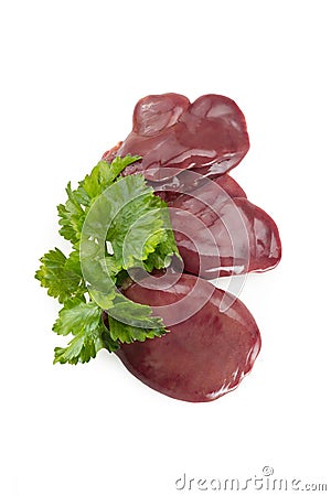 Chicken Liver Stock Photo