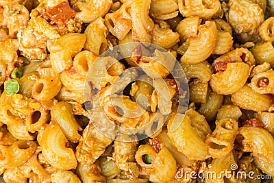 Chicken Macaroni Stock Photo