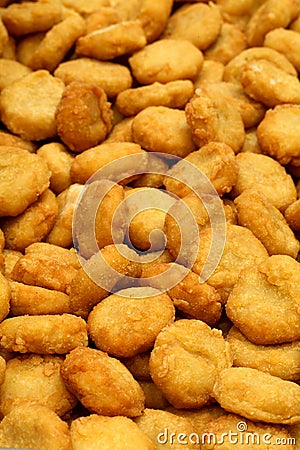 Chicken nuggets Stock Photo