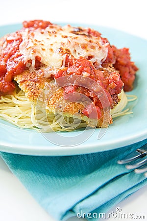 Chicken Parmesan Stock Photo