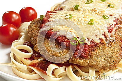 Chicken Parmesan Stock Photo