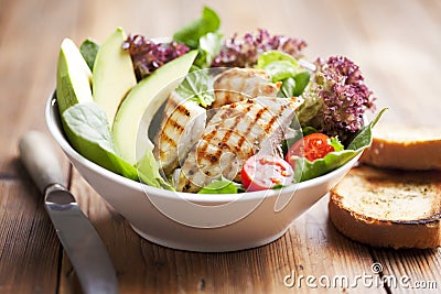 Chicken salad Stock Photo