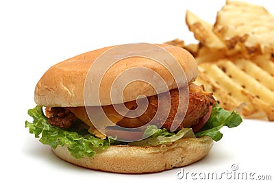 Chicken Sandwich Stock Photo