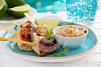 Chicken saute Stock Photo