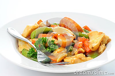 Chicken Stew Stock Photo