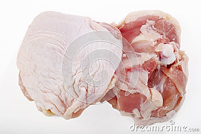 Chicken thigh Stock Photo