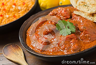 Chicken Tikka Masala Stock Photo