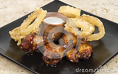 Chicken Wings Stock Photo